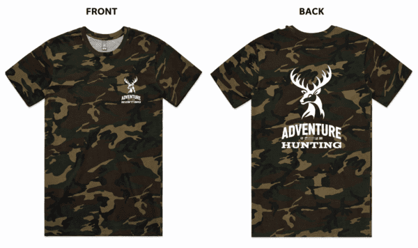 Adventure Hunting Short Sleeve Tee – Camo