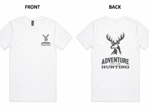 Adventure Hunting Short Sleeve Tee – White